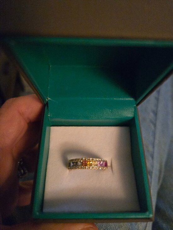 Effy Jewelry - Effy 14K Yellow Gold Rainbow Sapphire Ring
